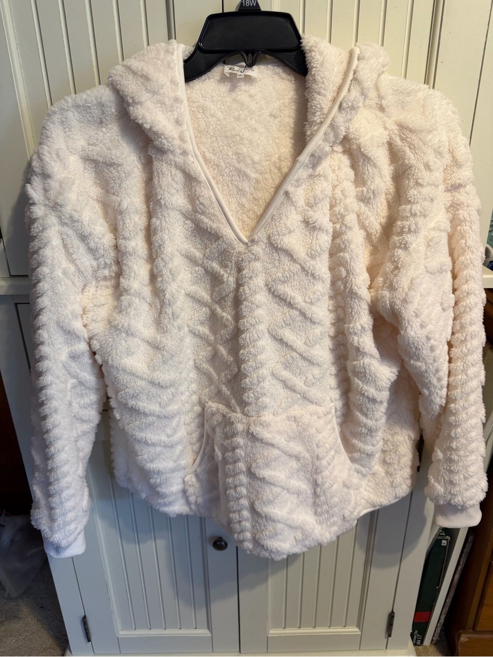Cozy Plush Hoodie - Cream